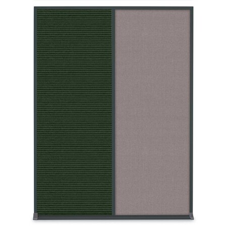 United Visual Products Single Door Radius Plus Corkboard, 18"X UV8000PLUS-BLACK-SURF